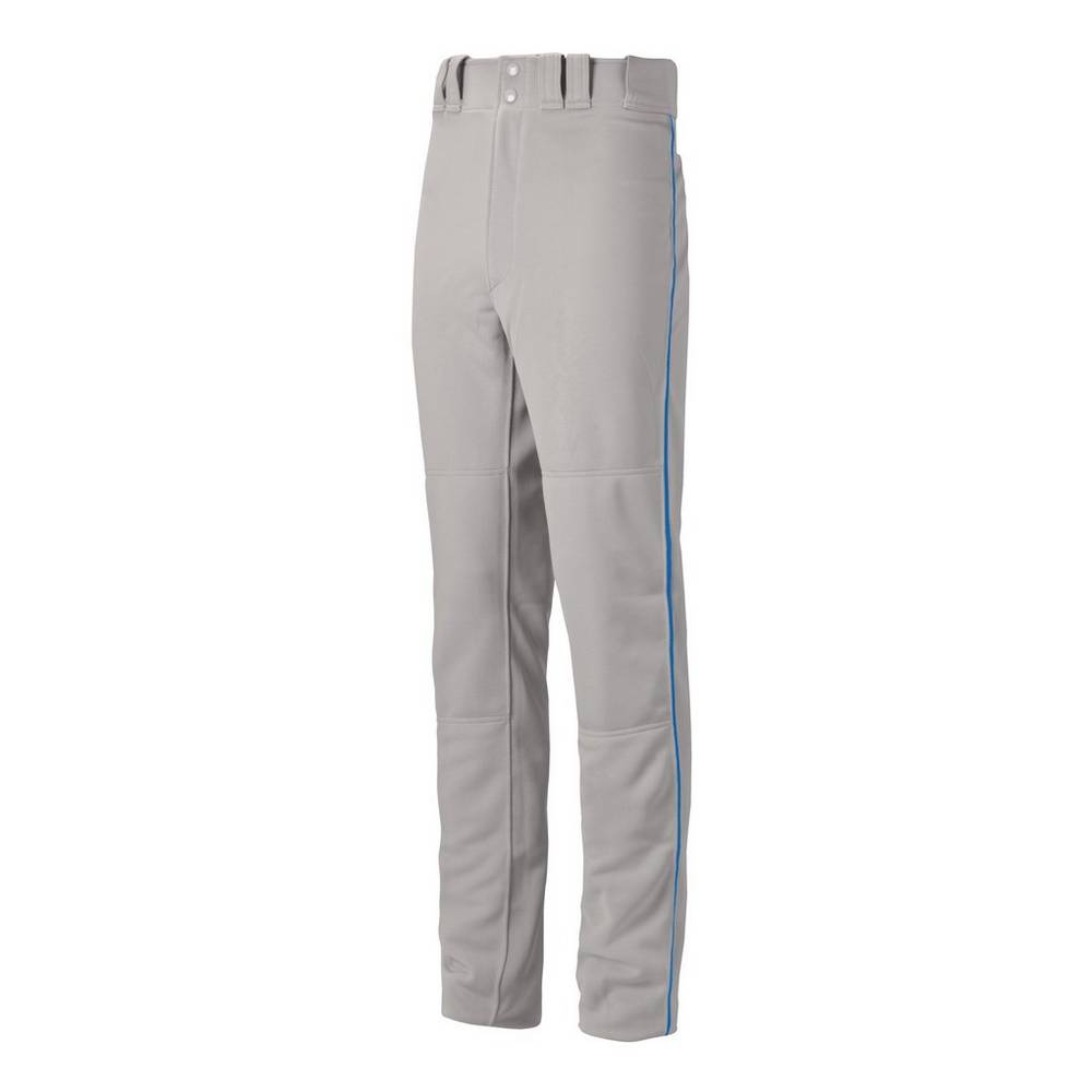 Pantalones Mizuno Premier Pro Piped G2 Hombre Gris/Azul Real Baratas NEYC-62943